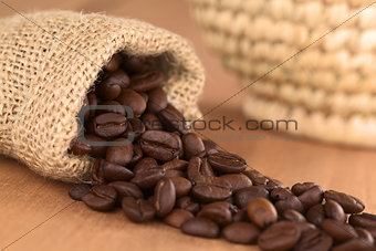 Coffee Beans in Jute Bag