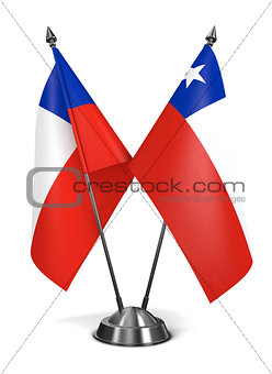 Chile- Miniature Flags.