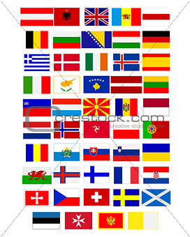 Flags of European countries