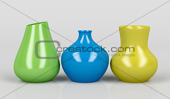 Porcelain vases