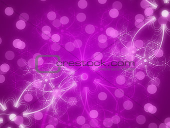 Abstract violet glowing background