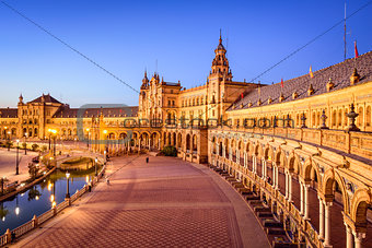 Spanish Square of Seville, Spain