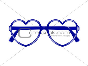 Sun glasses frame in shape of heart