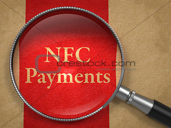 NFC Payments through Magnifying Glass.