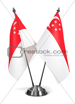 Singapore - Miniature Flags.
