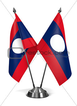 Laos - Miniature Flags.