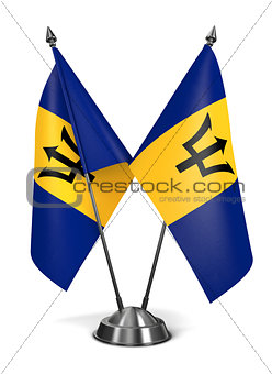 Barbados - Miniature Flags.