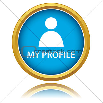 Blue profile icon