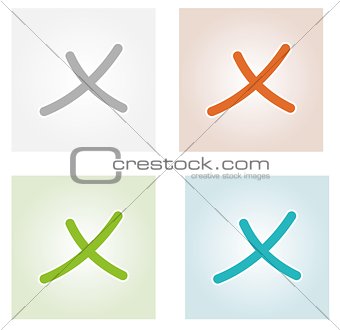 collection of the cross patterns