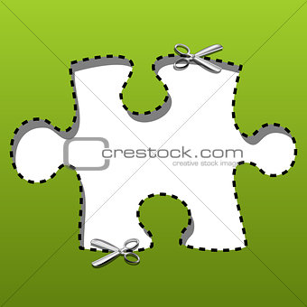 Coupon borders puzzles