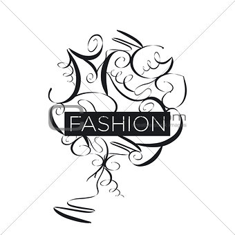 Abstract vector logo fashion patterns