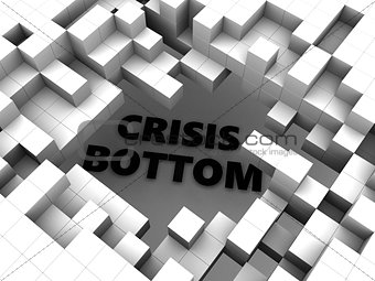 abstract cubes and crisis