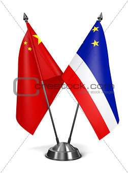 China and Gagauzia - Miniature Flags.