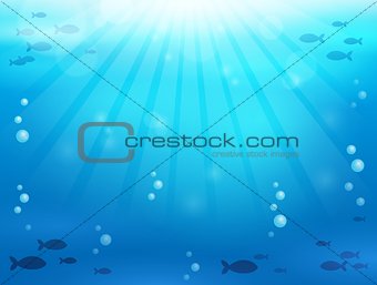 Ocean underwater theme background 2