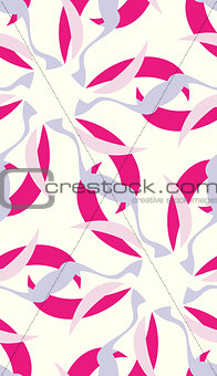 Seamless Pink and Blue Petals