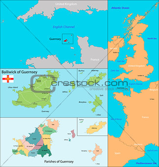 Guernsey map