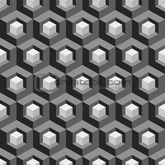 Honeycomb background 3d. Mosaic.