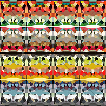  geometric pattern in multiple color