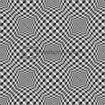 Design seamless square volumetric pattern
