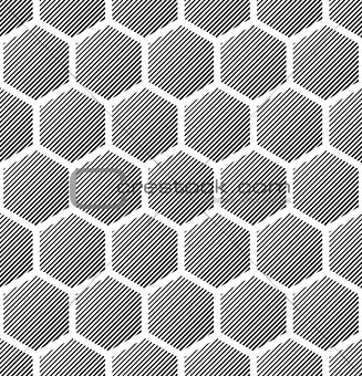Seamless hexagons texture.