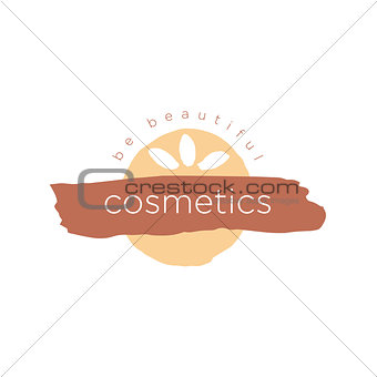 vector abstract logo for cosmetics and beauty