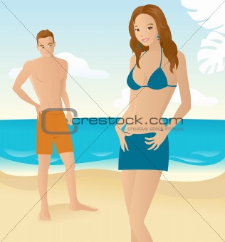 Beach romance