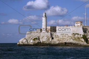 El morro lighthouse in Havana