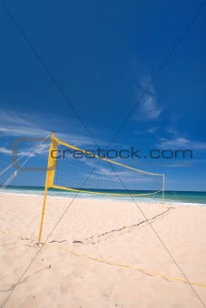 Beach volley ball net