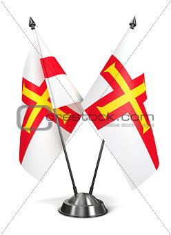 Guernsey - Miniature Flags.