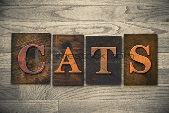 Cats Wooden Letterpress Theme