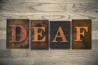 Deaf Wooden Letterpress Theme