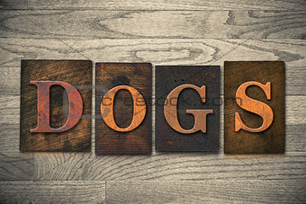 Dogs Wooden Letterpress Theme