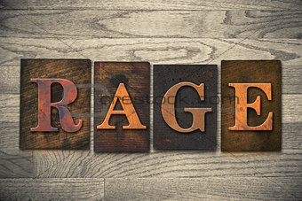 Rage Wooden Letterpress Theme
