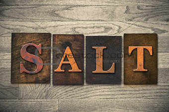 Salt Wooden Letterpress Theme