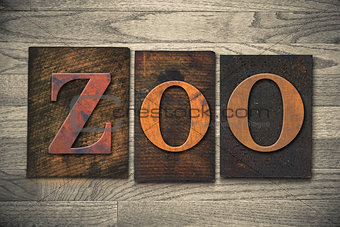Zoo Wooden Letterpress Theme