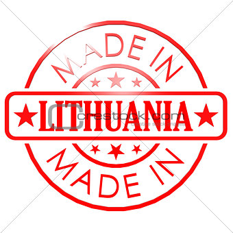 Made in Lithuania red seal