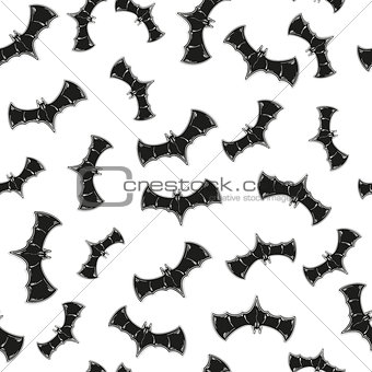 seamless pattern with bats
