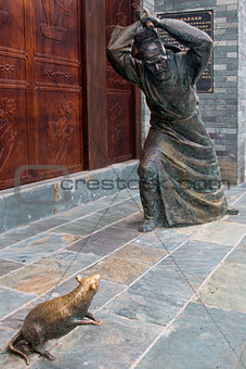 Bronze Statues in Guilin China