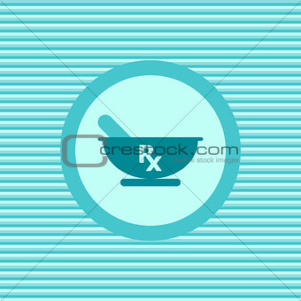 Rx color flat icon