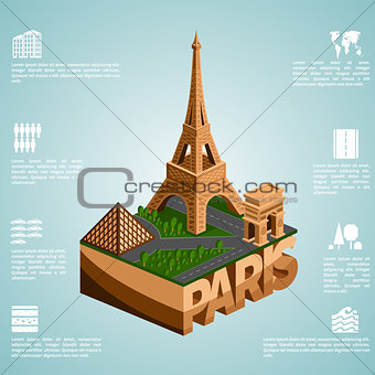 Isometry city Paris