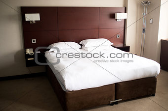 King sized bed in a suite