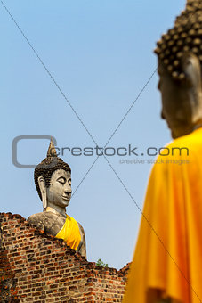 Two apostle buddha