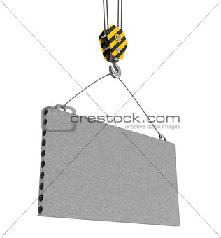 concrete plate carrying