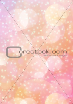 Pink Background with Bokeh
