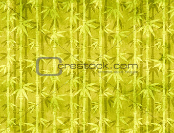 Paper texture with bamboo 