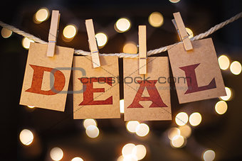 Deal Concept Clipped Cards and Lights