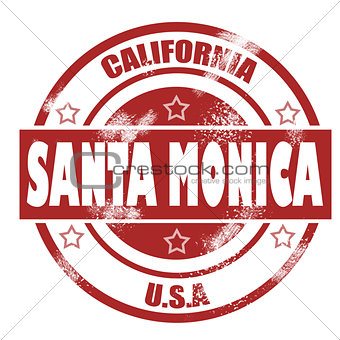 Santa Monica Stamp