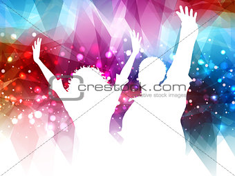 Abstract party people background