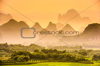 Karst Mountains of China