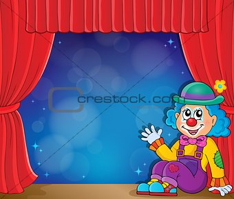 Sitting clown theme image 3